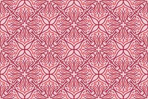 oriental sin costura modelo con rosado color. adecuado para teja, textil, fondo, pared decoración y otro vector