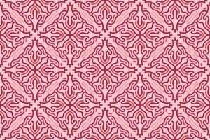 oriental seamless pattern with pink color. suitable for tile, textile, background, wall decor and other vector
