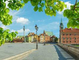 This is a square in Warsaw photo