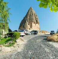 rocas en Capadocia a amanecer foto