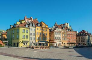 Ancient street of Warsaw photo