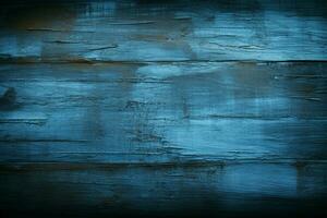 AI generated Artistic weathering rustic blue texture adding depth and character photo