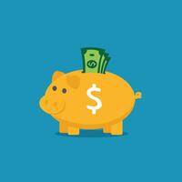 Piggy Bank Vector Illustration