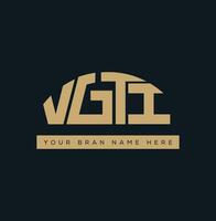 VGTI Initial letters brand name icon vector