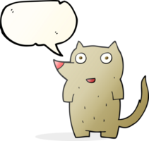 speech bubble cartoon dog png