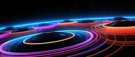 AI generated Explore the depths of the cosmos with this abstract space-inspired disk design. photo