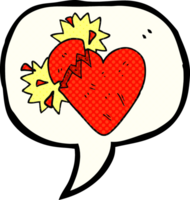 comic book speech bubble cartoon broken heart png