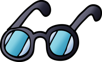 lunettes de griffonnage de dessin animé png