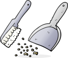 cartoon dustpan and brush png