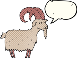 comic book speech bubble cartoon goat png