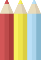 color lapices gráfico icono png