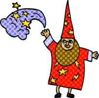 cartoon doodle tovenaar casting spell png