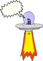 comic book speech bubble cartoon flying saucer png