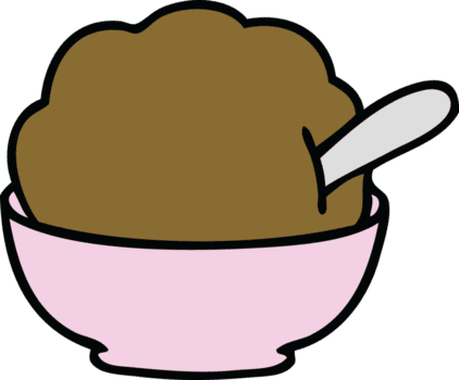 knäppa handritad tecknad chokladglass png