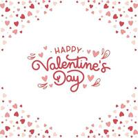 happy valentines day background, vector