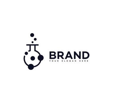 lab tech logo vector