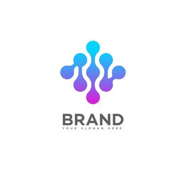 lab tech logo vector