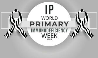 World Primary Immunodeficiency Week. background, banner, card, poster, template. Vector illustration.