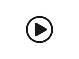 play icon vector symbol. play button symbol vector