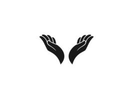 hand logo vector illustration. hand care vector icon