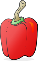 cartoon red pepper png