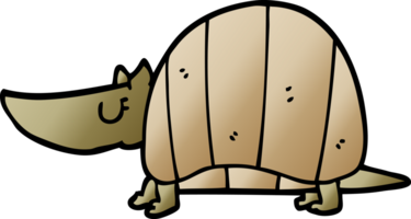 cartoon doodle armadillo png