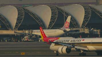 Singapour compagnies aériennes freinage video