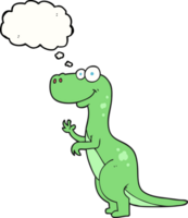 thought bubble cartoon dinosaur png