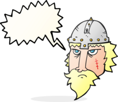 discurso bolha desenho animado viking Guerreiro png