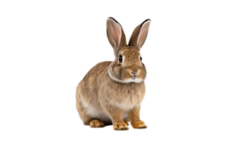 AI generated Rabbit isolated on a transparent background png