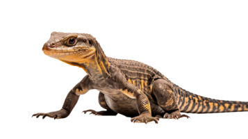 ai genererad varanus macrae isolerat på en transparent bakgrund png