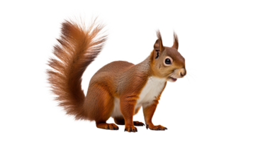 AI generated Squirrel isolated on a transparent background png