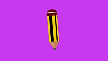 pencil cartoon 2d animation icon video. video