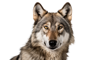 AI generated Wolf isolated on a trasparent background png