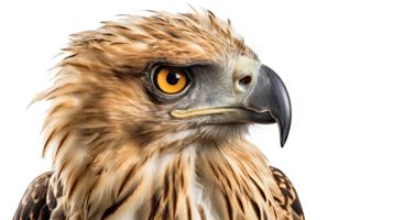 AI generated Geranoaetus bird isolated on a transparent background png