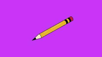pencil cartoon 2d animation icon video. video