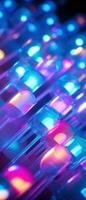 AI generated Immerse yourself in the digital realm with this futuristic abstract background. photo
