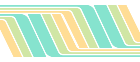 green pastel curve stripes geometric design background png