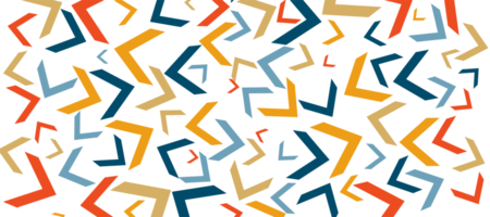 kleurrijk chevron pijl abstract ontwerp patroon transparant achtergrond png