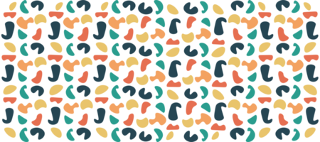 colorful abstract shape curve pattern design transparent png