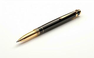 AI generated 8K Rendering of Pen on White Background. photo