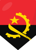 angola bandiera bandierina 3d cartone animato stile. png