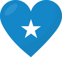 Somalia flag heart 3D style. png