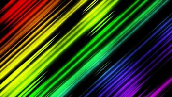 Pride Flag Shimmering Lines Background video