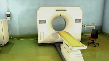 ct scanner sala, hospital, tecnologia, diagnóstico, Varredura. video