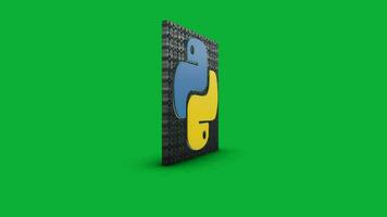 Python web ontwikkeling animatie voor voorkant ontwikkelaars video