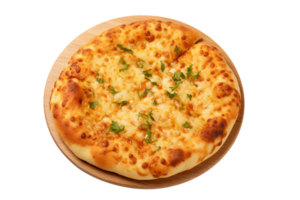 AI generated Cheese Manakeesh with Transparent Background. png