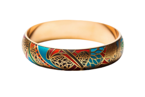 AI generated Bangle with Transparent Background. png