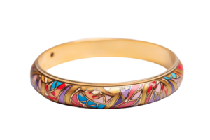 AI generated Bangle with Transparent Background. png