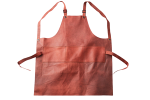 AI generated Leather Apron with Transparent Background. png